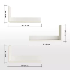 Alternative view of رفوف الحائط  3 قطع