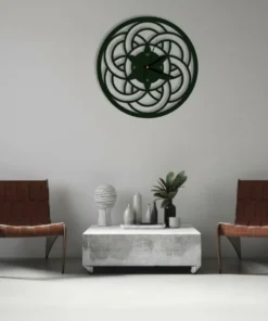 Alternative view of ساعة 19 حائط مودرين من الخشب بتصميم أنيق