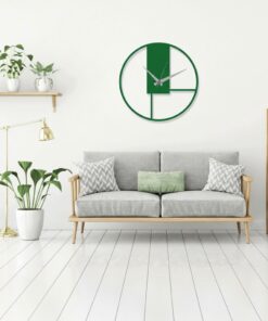 Alternative view of ساعة 27 حائط مودرين من الخشب بتصميم أنيق