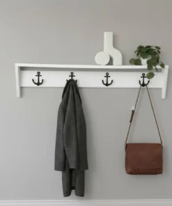 Alternative view of رفوف مع علاقة  100 سم  مودرين من الخشب بتصميم أنيق