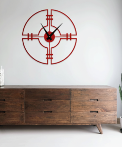 Alternative view of ساعة 36  من الخشب  حائط مودرين من الخشب بتصميم أنيق