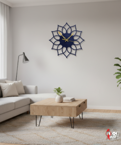 Alternative view of ساعة 38 حائط مودرين من الخشب بتصميم أنيق