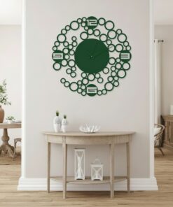 Alternative view of ساعة 09 حائط مودرين من الخشب بتصميم أنيق