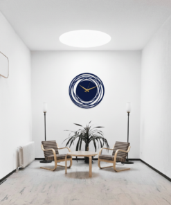 ساعة 41 حائط مودرين من الخشب بتصميم أنيق