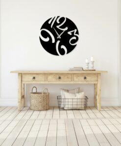 Alternative view of ساعة 06 حائط مودرين من الخشب بتصميم أنيق