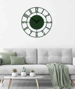 Alternative view of ساعة 33 حائط مودرين من الخشب بتصميم أنيق