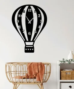 ساعة 25 حائط مودرين من الخشب بتصميم أنيق