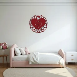 ساعة 004 حائط مودرين من الخشب بتصميم أنيق