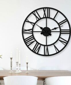 ساعة 19 حائط مودرين من الخشب بتصميم أنيق (نسخة)