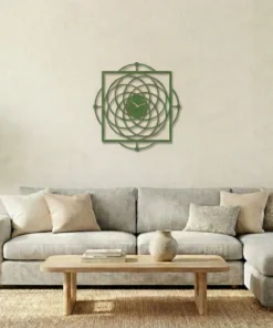 Alternative view of ساعة 49 حائط مودرين من الخشب بتصميم أنيق