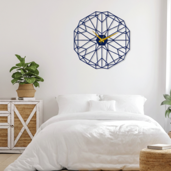 ساعة 37 حائط مودرين من الخشب بتصميم أنيق - الصورة 2