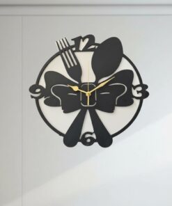 Alternative view of ساعه 008 حائط مودرين من الخشب بتصميم أنيق