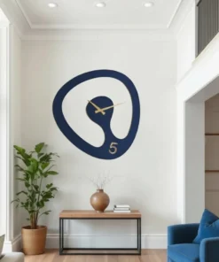 Alternative view of ساعة 05 حائط مودرين من الخشب بتصميم أنيق