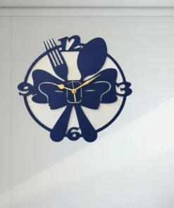 ساعه 008 حائط مودرين من الخشب بتصميم أنيق