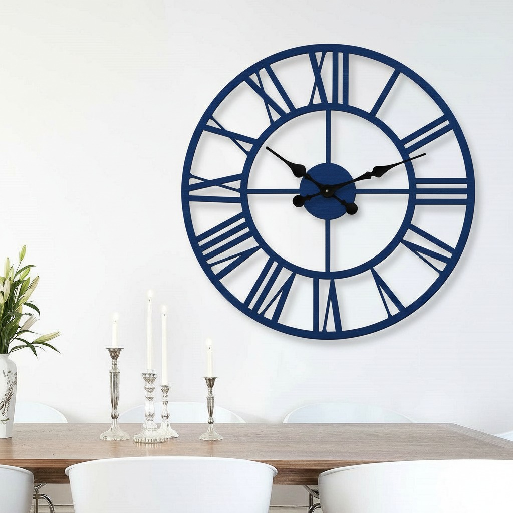 ساعة 19 حائط مودرين من الخشب بتصميم أنيق (نسخة) - الصورة 3