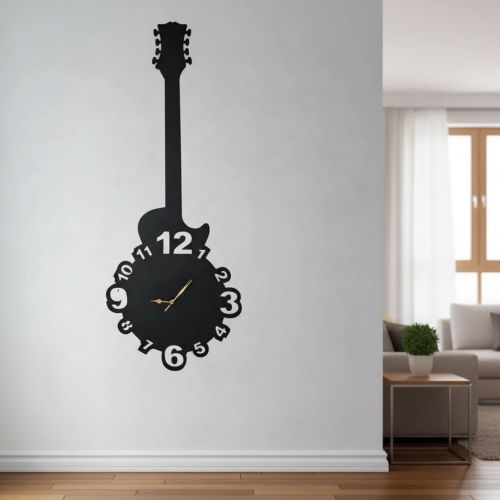 ساعة فيتار حائط مودرين من الخشب بتصميم أنيق