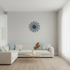 ساعة 26 حائط مودرين من الخشب بتصميم أنيق