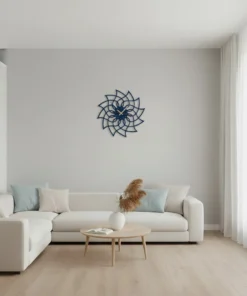 ساعة 26 حائط مودرين من الخشب بتصميم أنيق