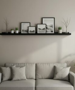 Alternative view of رفوف  100 سم حائط مودرين من الخشب بتصميم أنيق