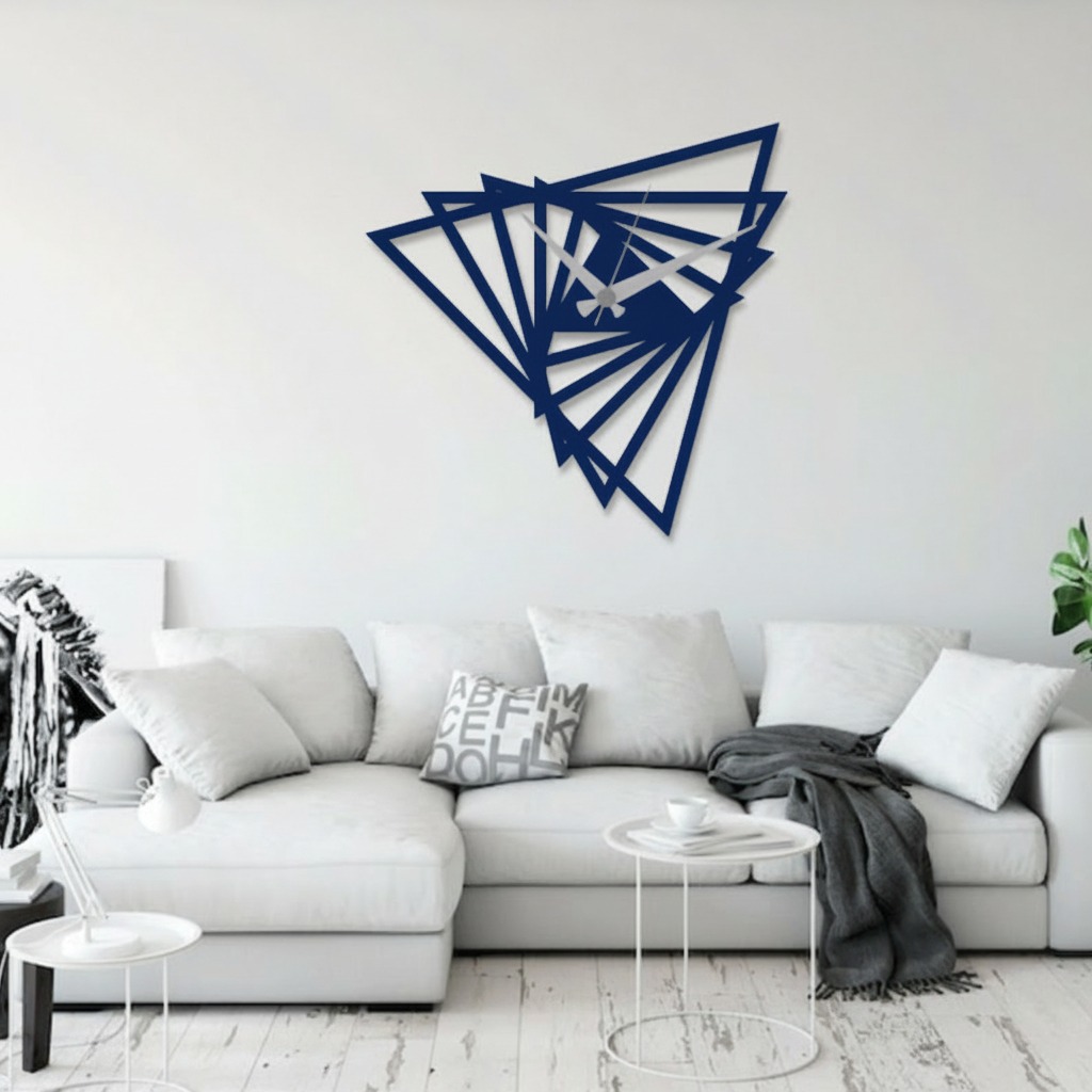 ساعة 13 مودرين من الخشب بتصميم أنيق - الصورة 4