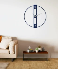 ساعة 23 حائط مودرين من الخشب بتصميم أنيق