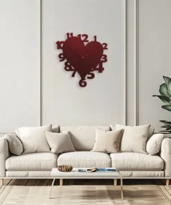 ساعة 18 حائط مودرين من الخشب بتصميم أنيق