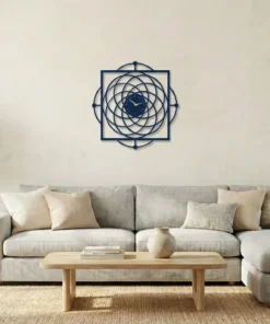 ساعة 49 حائط مودرين من الخشب بتصميم أنيق