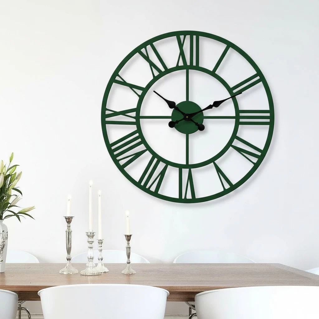 ساعة 19 حائط مودرين من الخشب بتصميم أنيق (نسخة) - الصورة 2