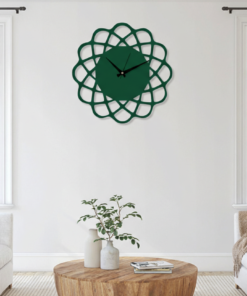 Alternative view of ساعة 35 حائط مودرين من الخشب بتصميم أنيق