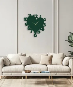 Alternative view of ساعة 18 حائط مودرين من الخشب بتصميم أنيق