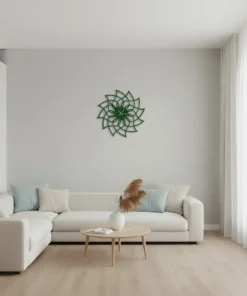 Alternative view of ساعة 26 حائط مودرين من الخشب بتصميم أنيق