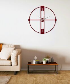 Alternative view of ساعة 23 حائط مودرين من الخشب بتصميم أنيق