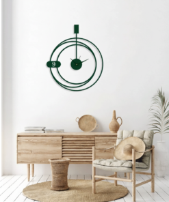 Alternative view of ساعة 43 حائط مودرين من الخشب بتصميم أنيق