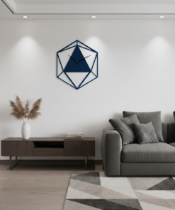 Alternative view of ساعة 34 حائط مودرين من الخشب بتصميم أنيق