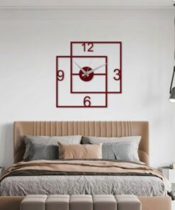 Alternative view of ساعة 11 حائط مودرين من الخشب بتصميم أنيق